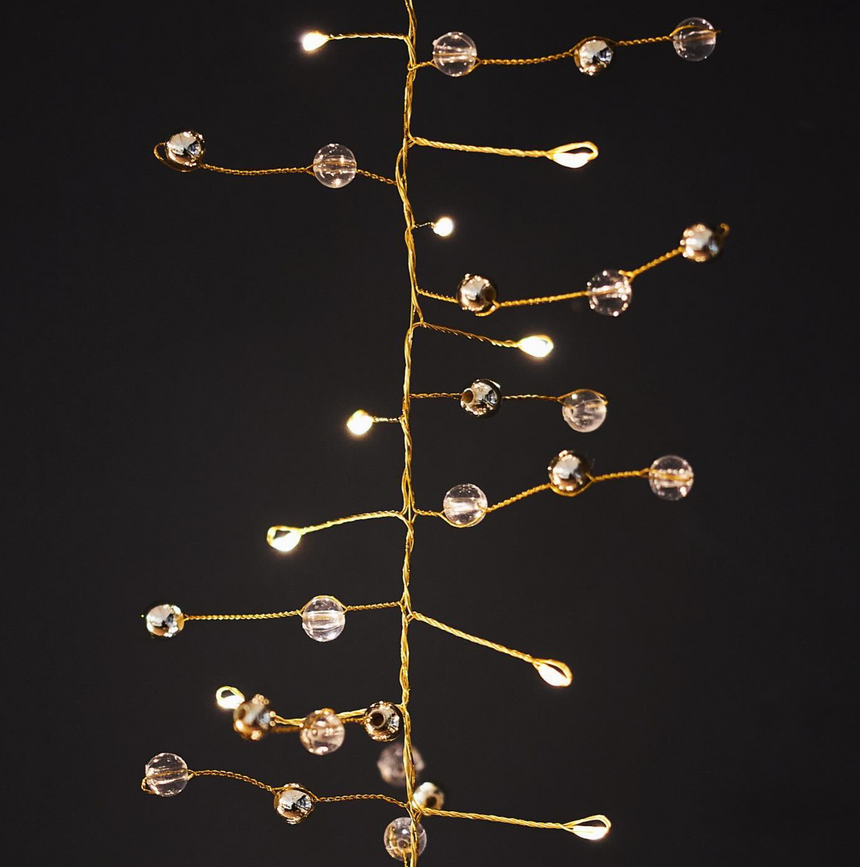 Golden Glow LED Fairy Lights (Battery Powered)