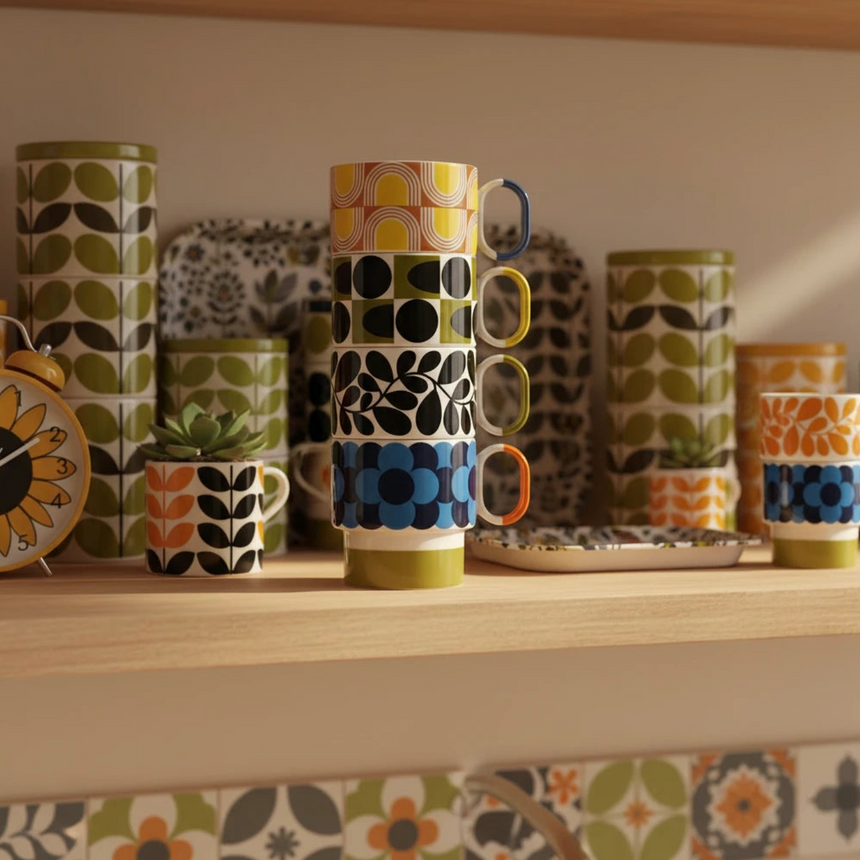 Orla Kiely Aura Stacking Mug