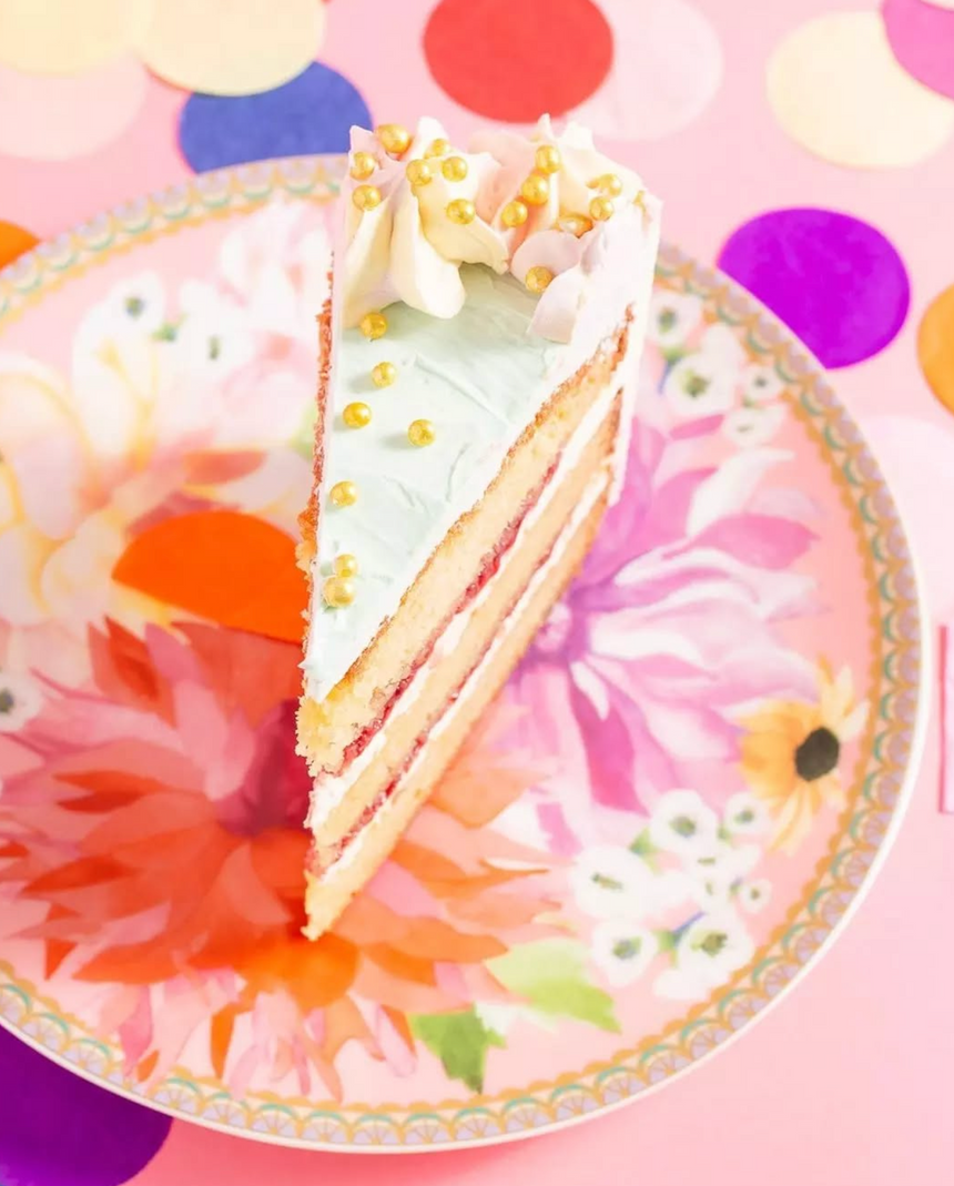 Maxwell & Williams Teas & C’S Dahlia Daze Coupe Side Plate, Pink