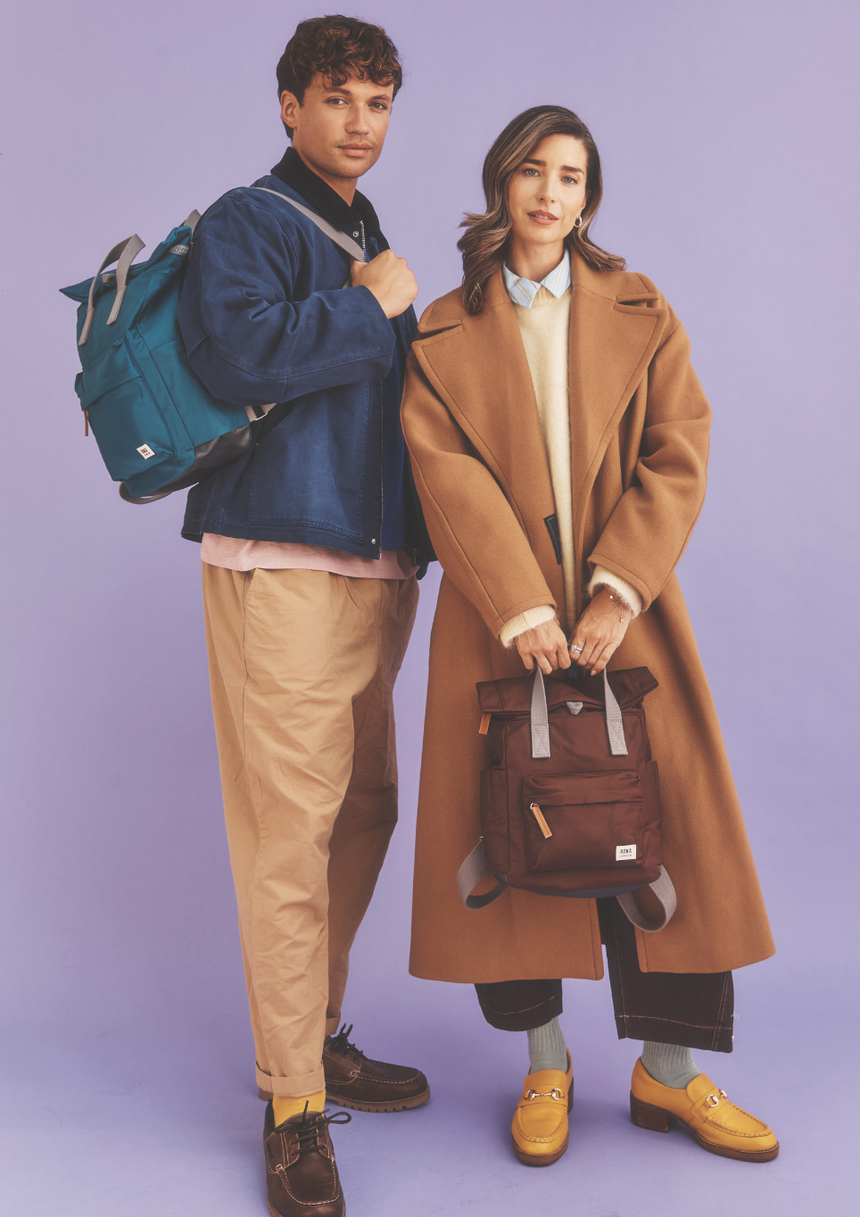 Roka London Canfield B Nylon Rucksack, Rocky Road