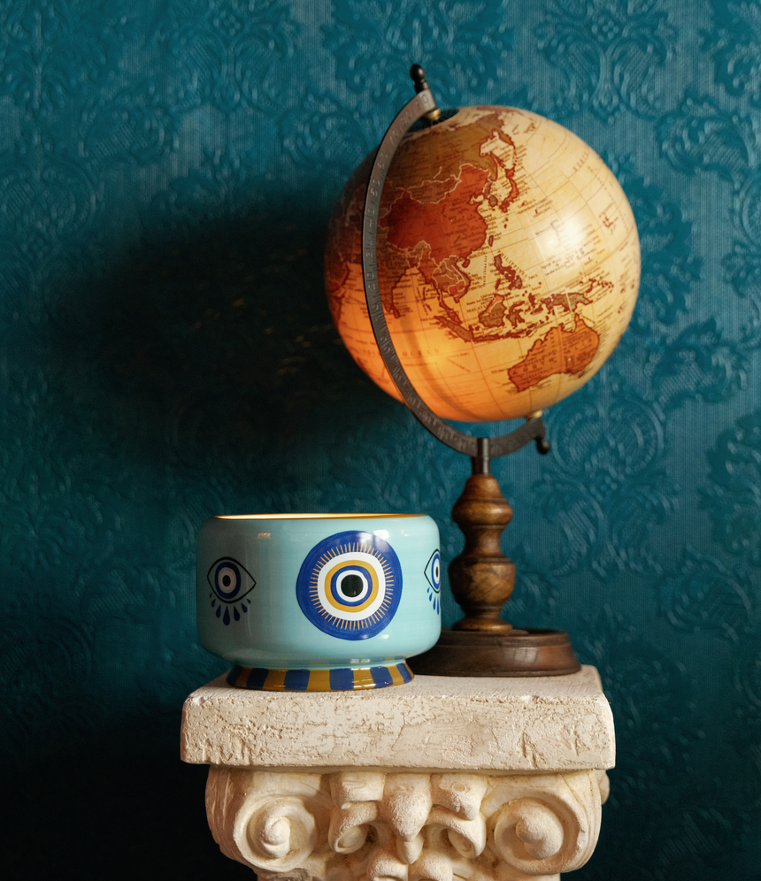 Paddywax A Dopo Eye Ceramic Scented Candle, Incense & Smoke