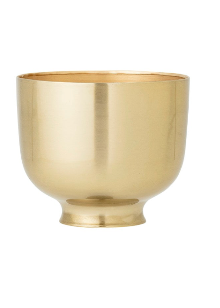 Bloomingville Metal Planter, Gold