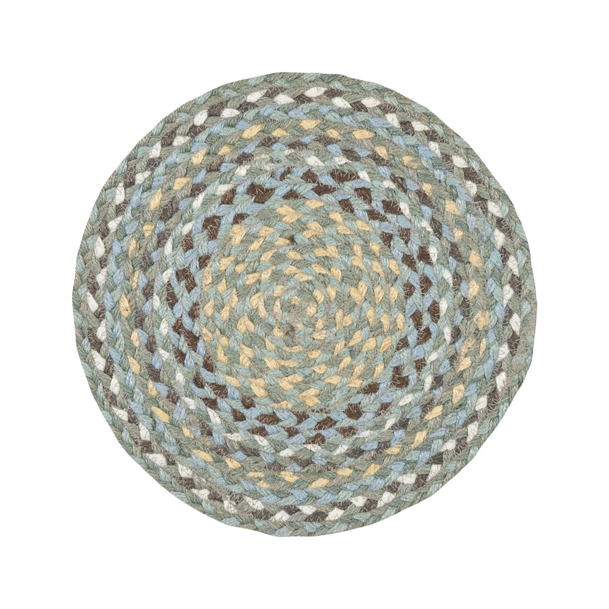 The Braided Rug Company Jute placemats, Seaspray (Set Of 6)p