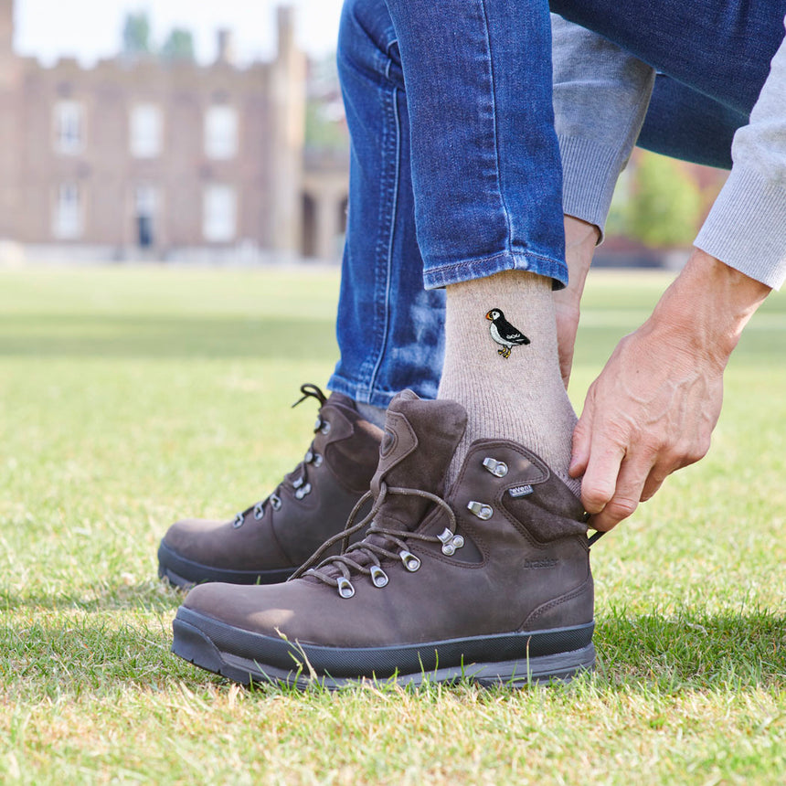 Sweet William Coastal Walking Wool Socks, Puffing