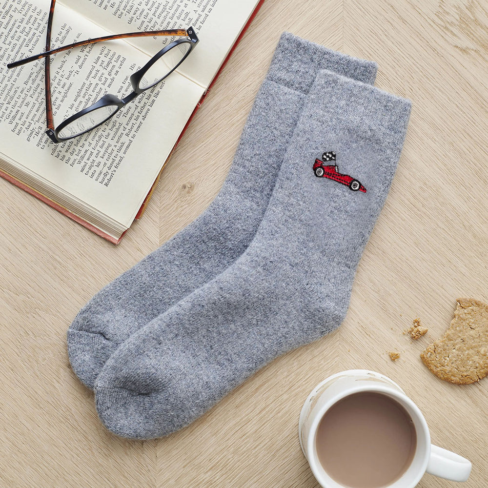 Sweet William Sport Walking Socks , Formula One Racing Car ( Red )