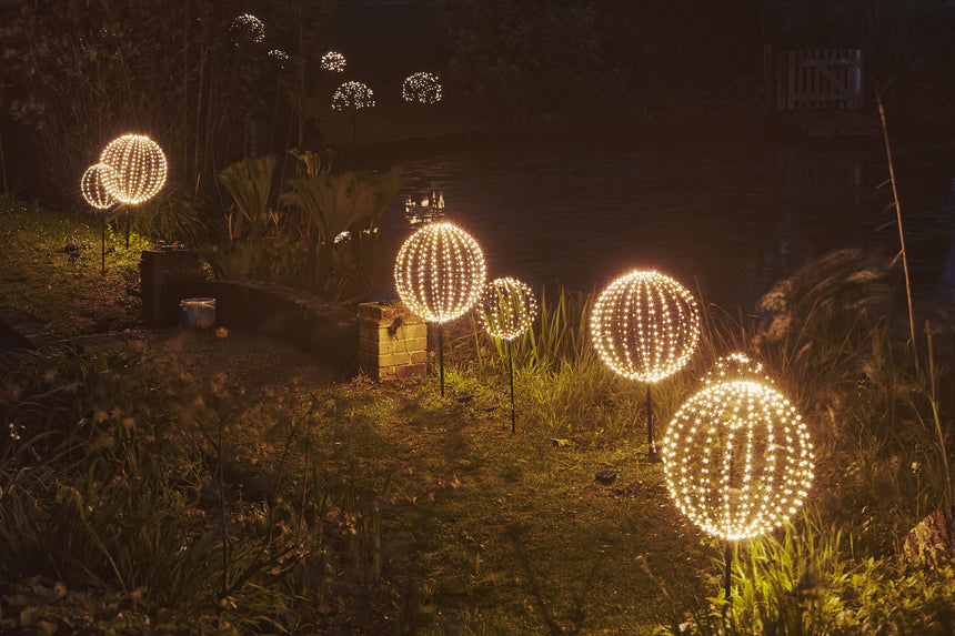 Hanging LED Sphere Light, Copper (40 CM )