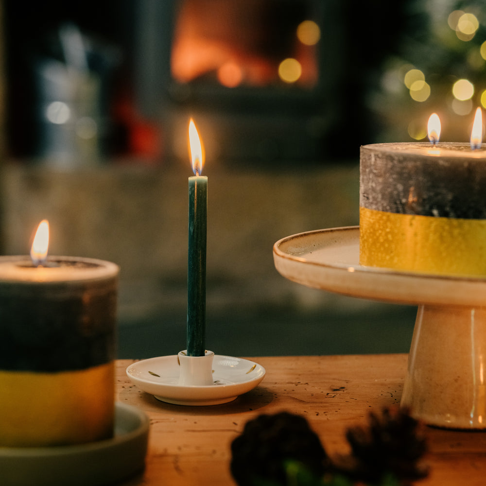 St Eval Mini Fragranced Dinner Candle, Winter Thyme (Pack Of 6 )
