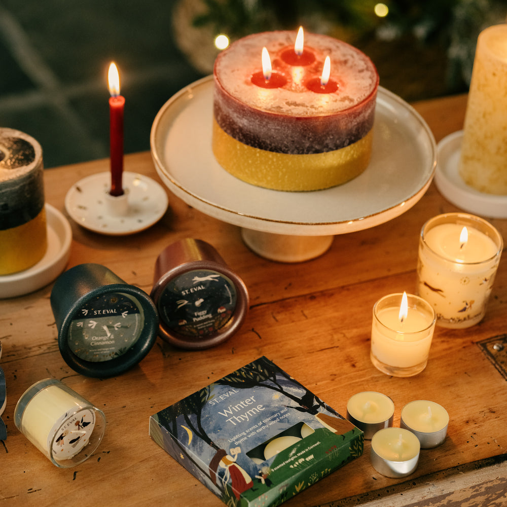 St Eval Winter Edition Sacred Forest Scented Tealights, (Set Of 9)