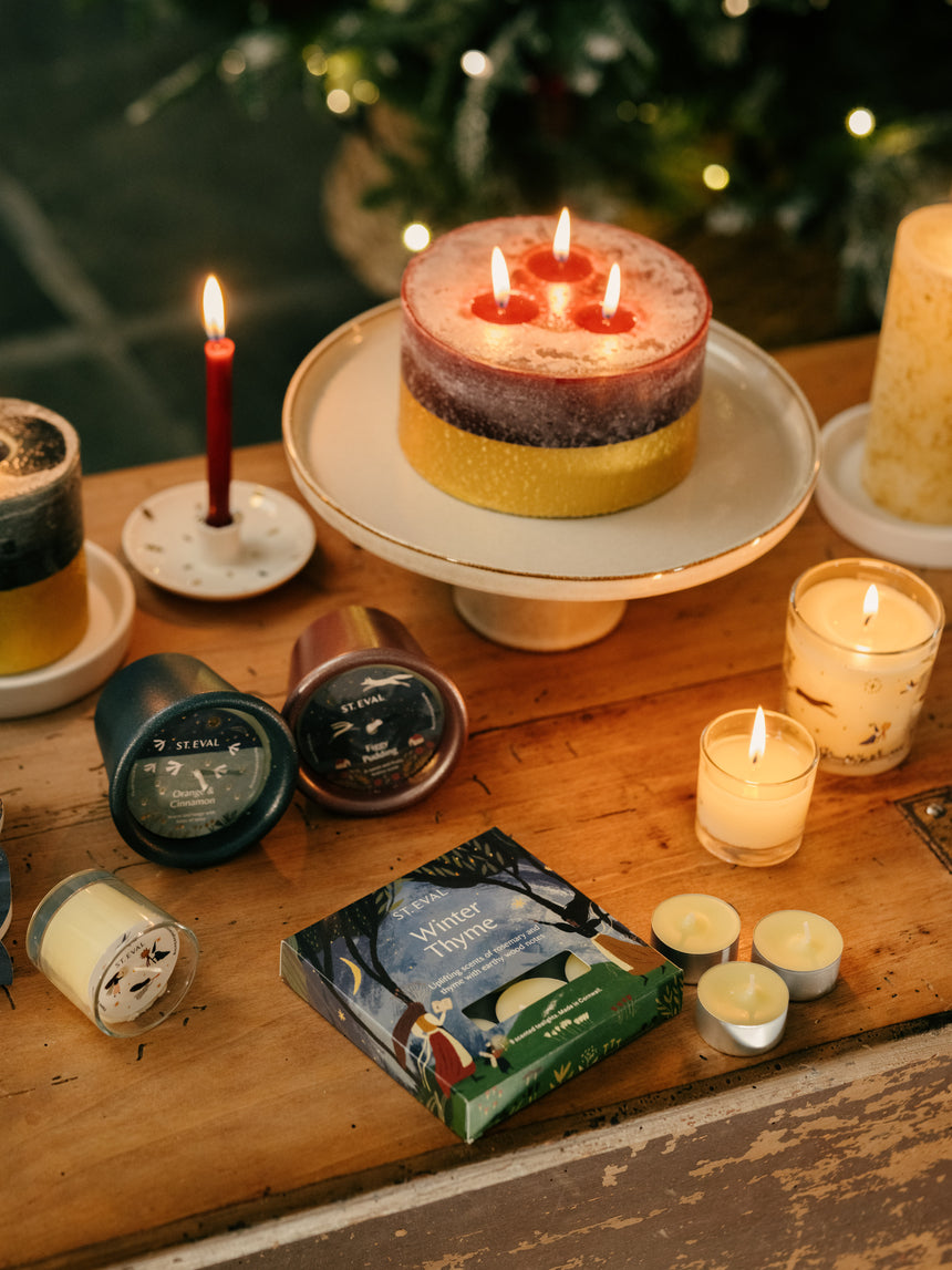 St Eval Winter Edition Sacred Forest Scented Tealights, (Set Of 9)