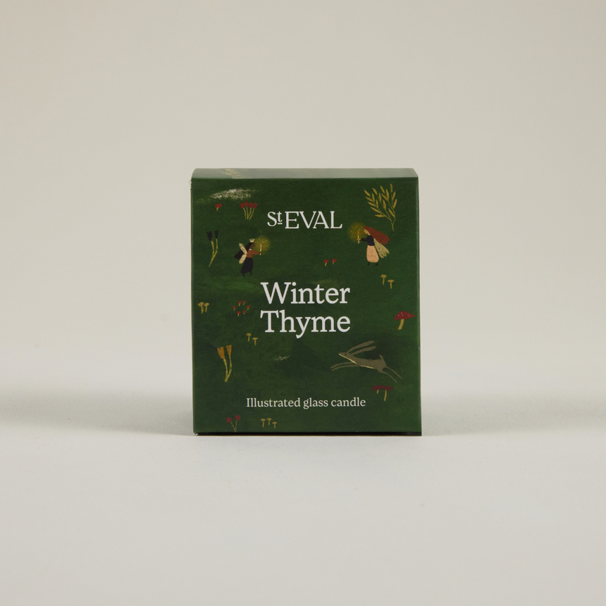 St Eval Winter Thyme Scented Candle ,Wonderland Glass