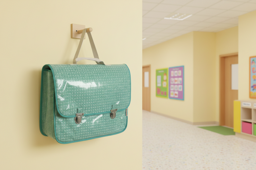 Petit Pan kiko Children Satchel Backpack, Sea Green