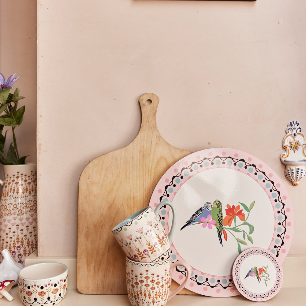 Cath Kidston Painted Table Breakfast Mug, Pink