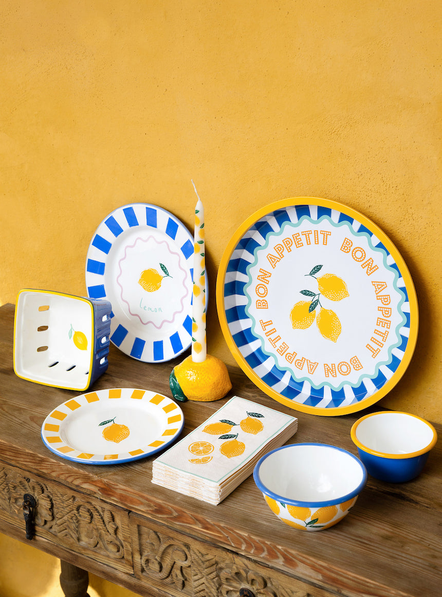 Talking Tables Bon Appetit Enamel Lemon Bowl (12 CM)