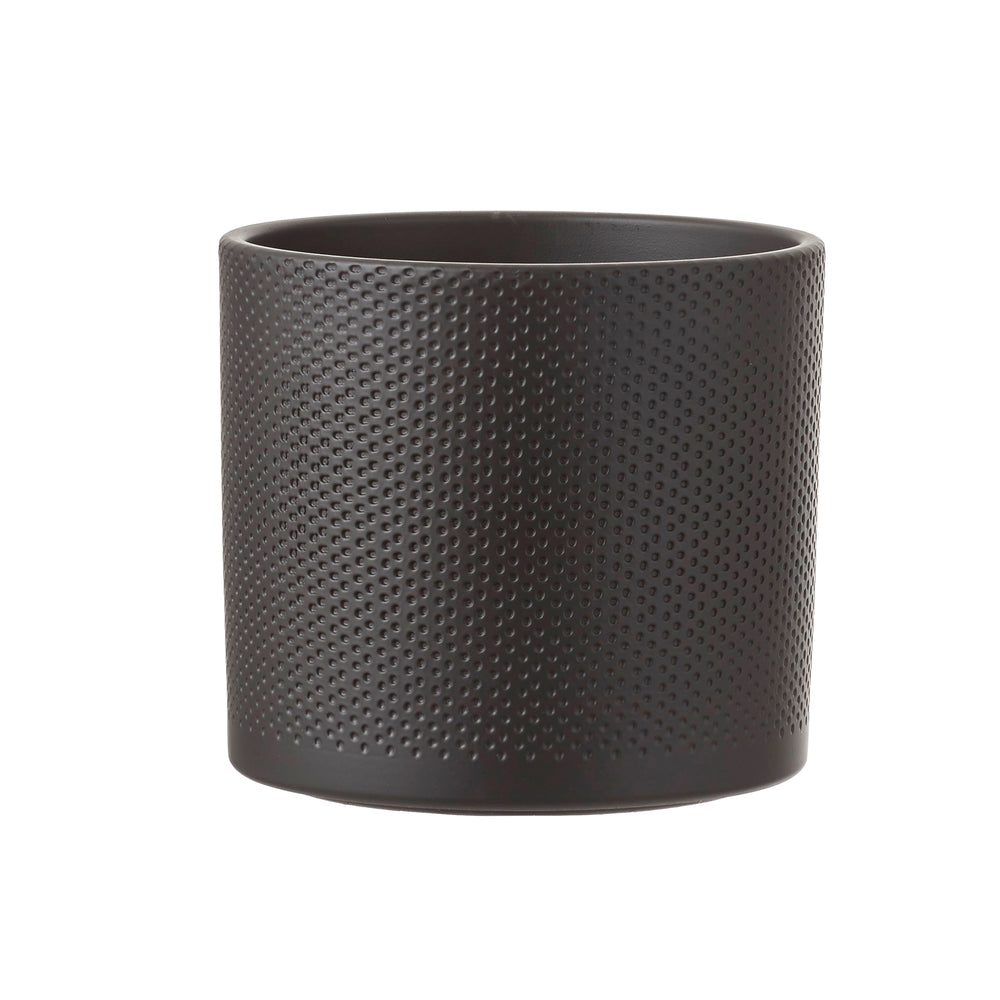 Turin Ceramic Plant Pot, Dark Grey