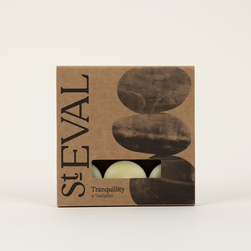 St Eval Tranquillity Scented Tealights, (Set Of 9)