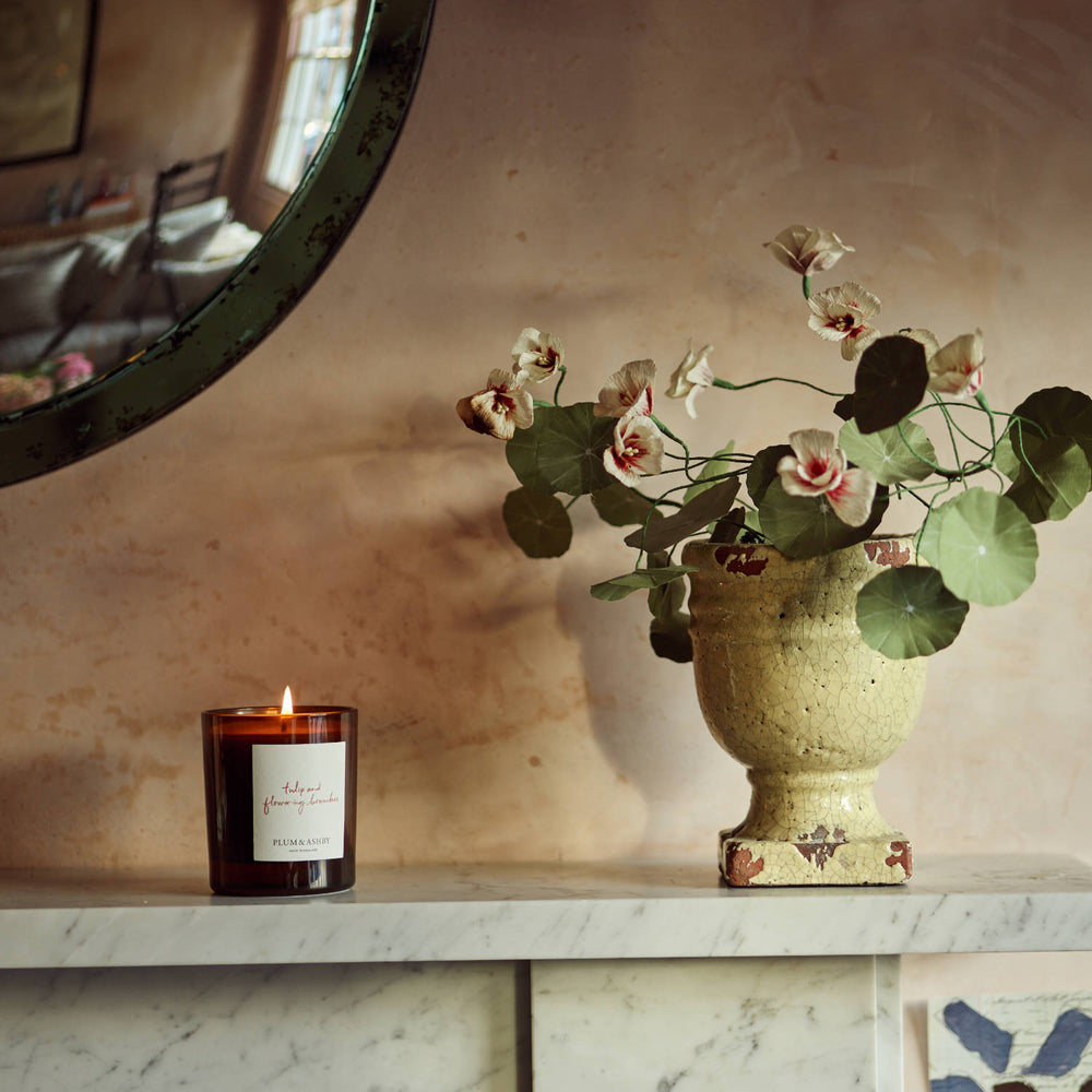 Plum & Ashby Scented Candle, Tulip & Flowering Branches