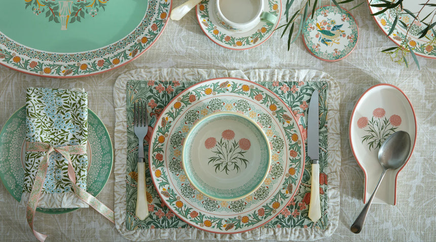William Morris At Home Kitchen Garden Dinner Plate