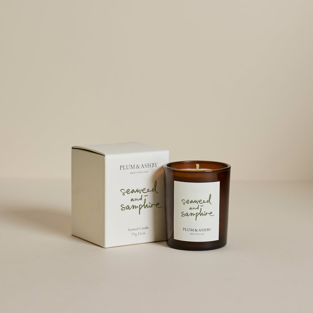 Plum & Ashby  Scented Votive, Seaweed & Samphire