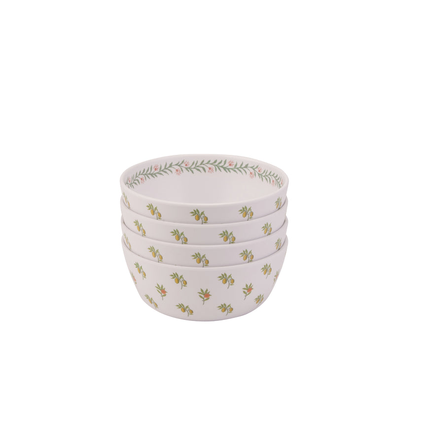 Willam Morris At Home Fruit Melamine Bowls (Set Of 4)