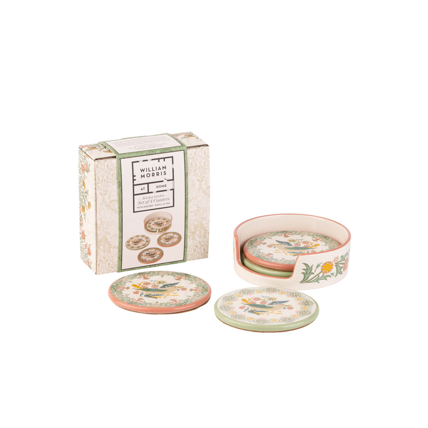 William Morris At Home Kitchen Garden Ceramic Coasters
