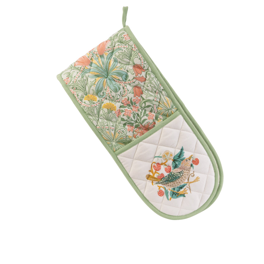 William Morris At Home Kitchen Garden Double Oven Glove