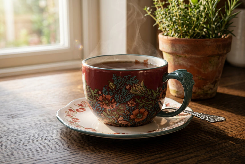William Morris Oak & Willow Cup & Saucer Set