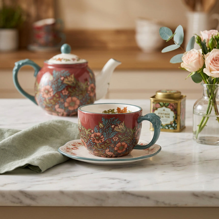 William Morris Oak & Willow Cup & Saucer Set