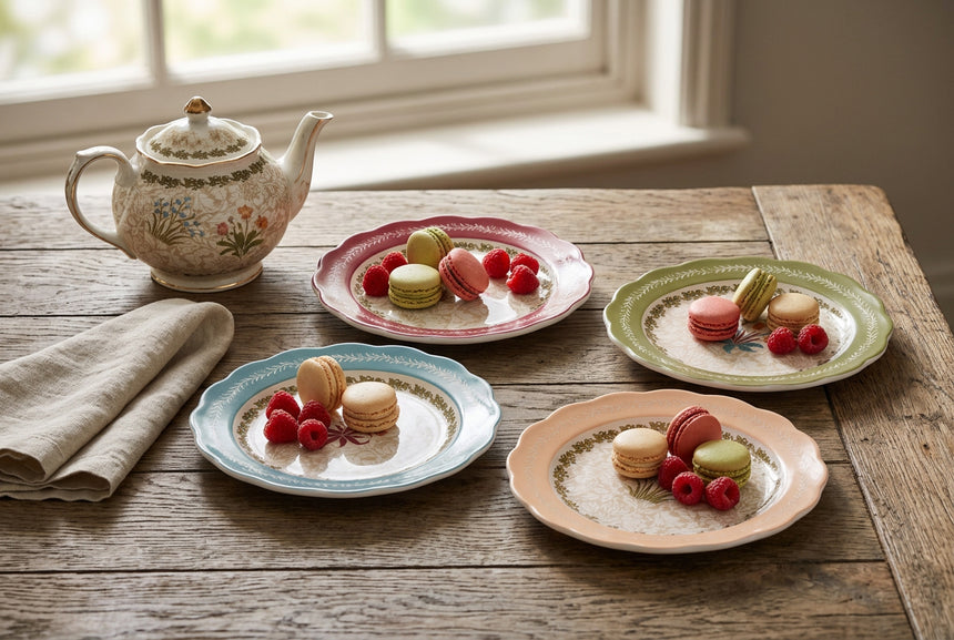 William Morris Oak & Willow Tea Plates Set Of 4