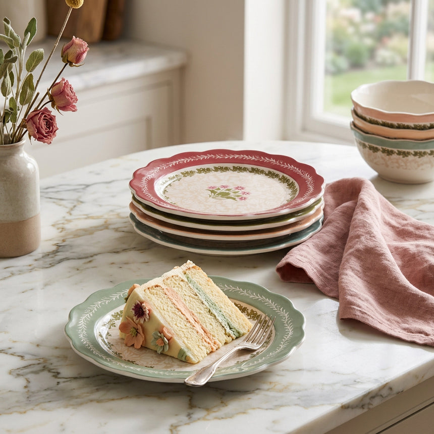 William Morris Oak & Willow Tea Plates Set Of 4