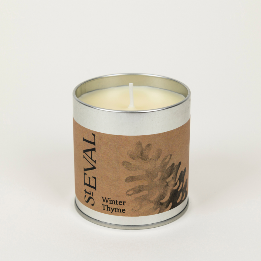 St Eval Winter Thyme Scented Tin Candle