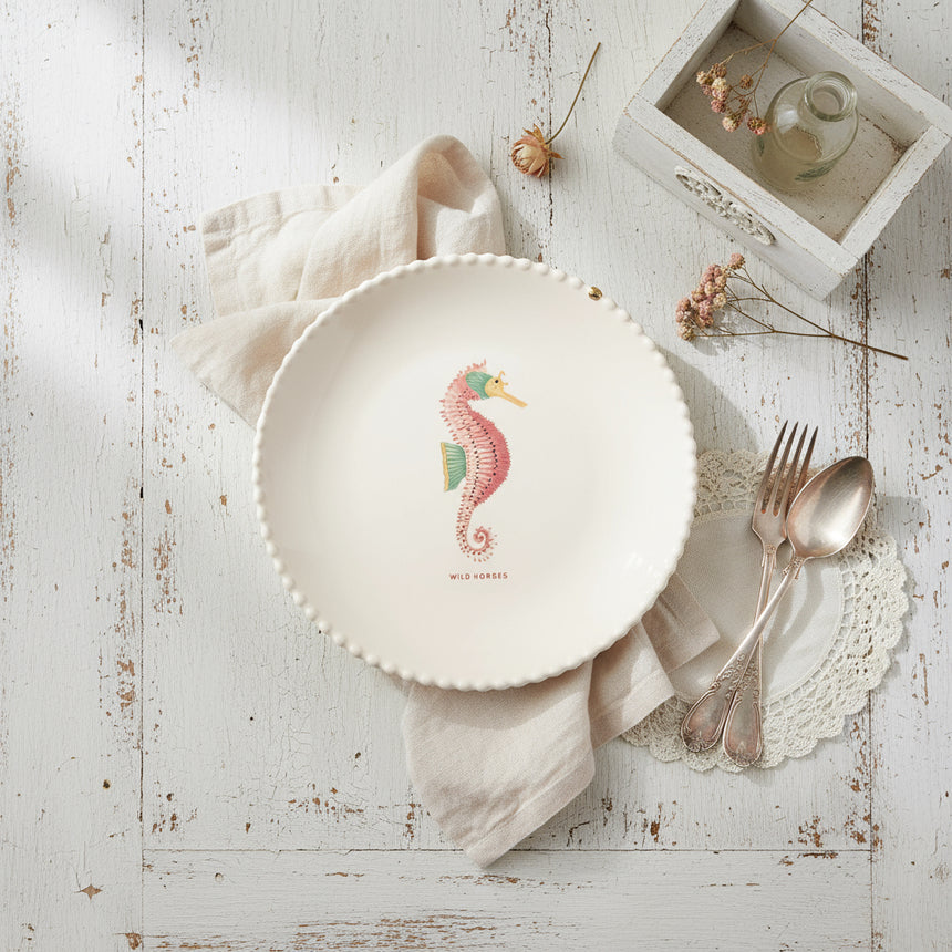 Yvonne Ellen Bobble Side Plate, Seahorse