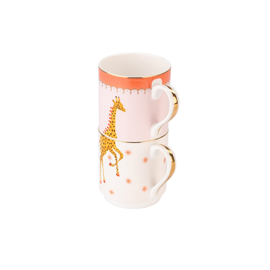 Yvonne Ellen Giraffe Stacking Mugs Set