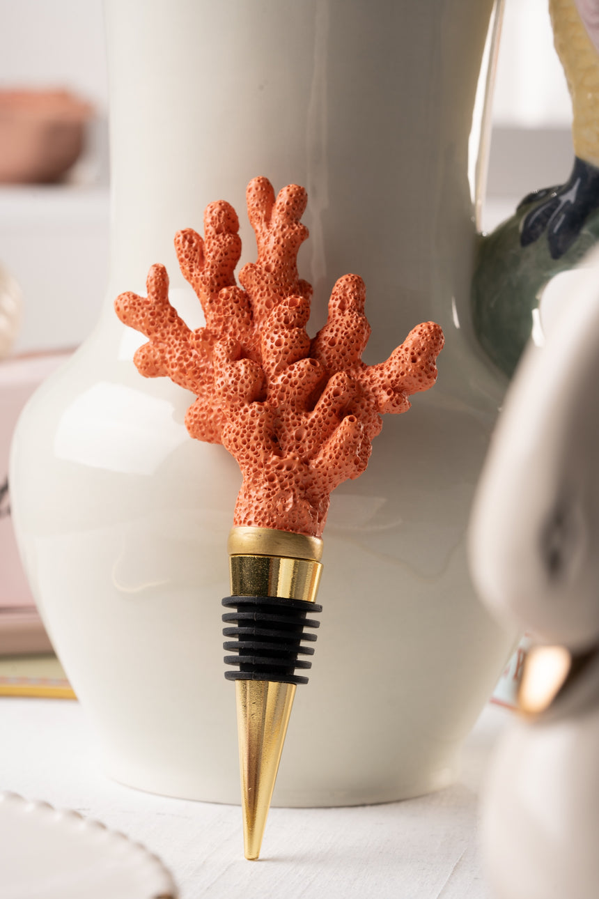 Yvonne Ellen Coral Bottle Stopper
