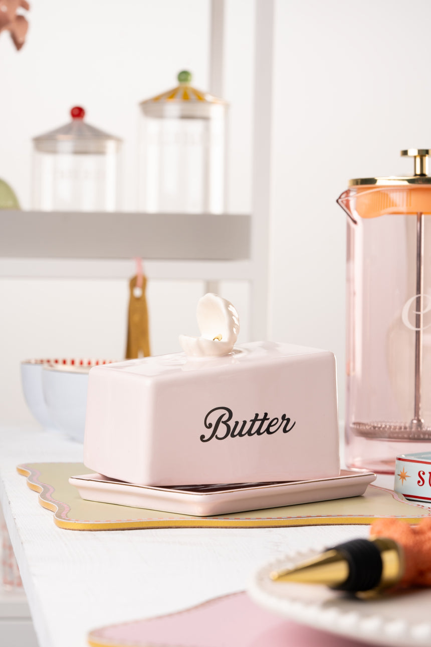 Yvonne Ellen Shell Butter Dish