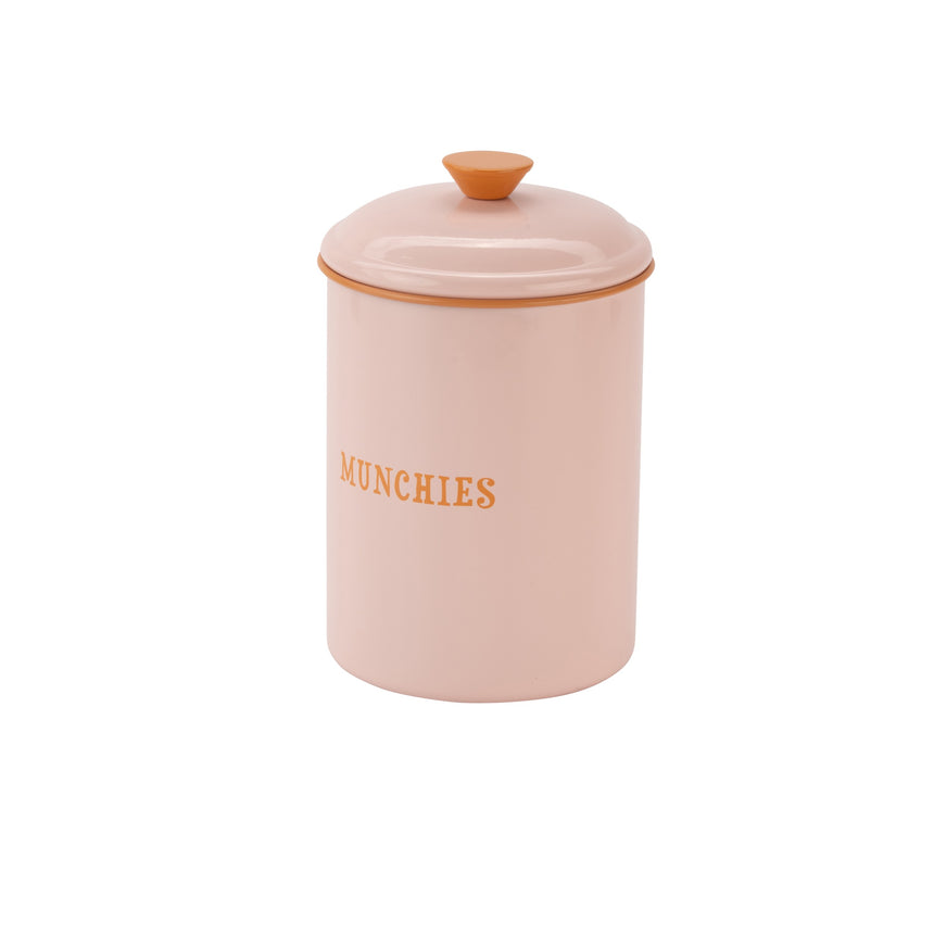 Yvonne Ellen Enamel Biscuits Canister, Munchies