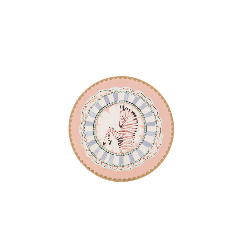 Yvonne Ellen Round Animals Coasters ( Set Of 4 )