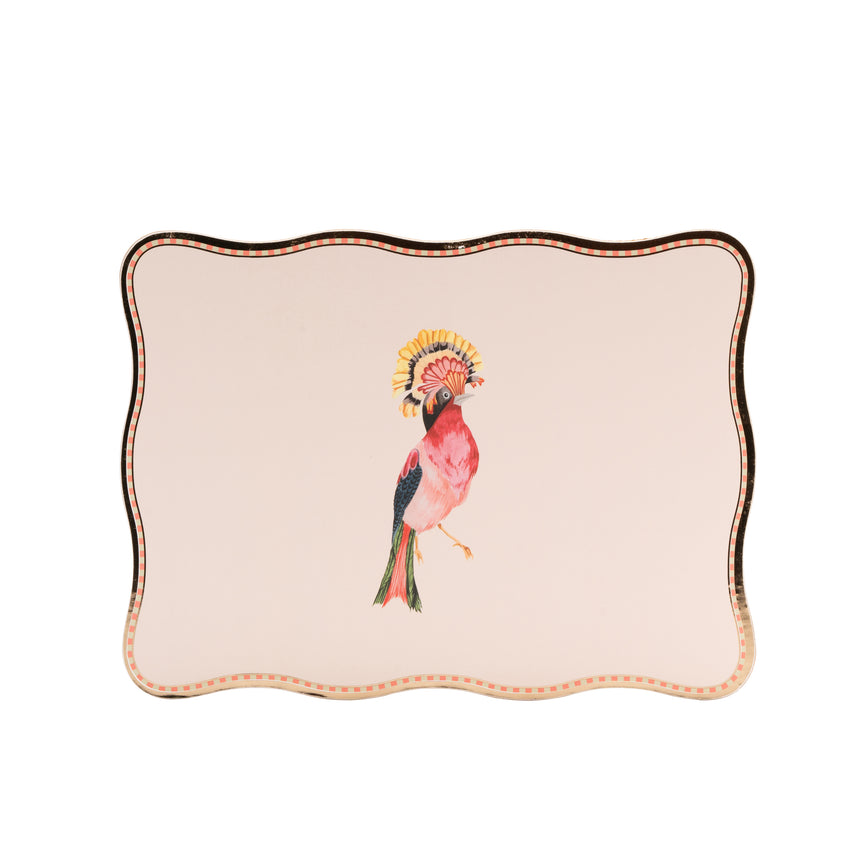 Yvonne Ellen Rectangular Birds Placemats, ( Set Of 4 )