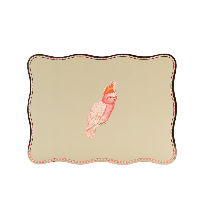 Yvonne Ellen Rectangular Birds Placemats, ( Set Of 4 )