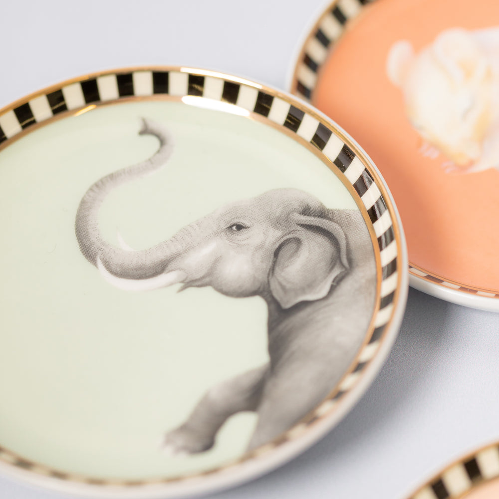 Yvonne Ellen Ceramic Coasters, Animals ( Set Of 4 )