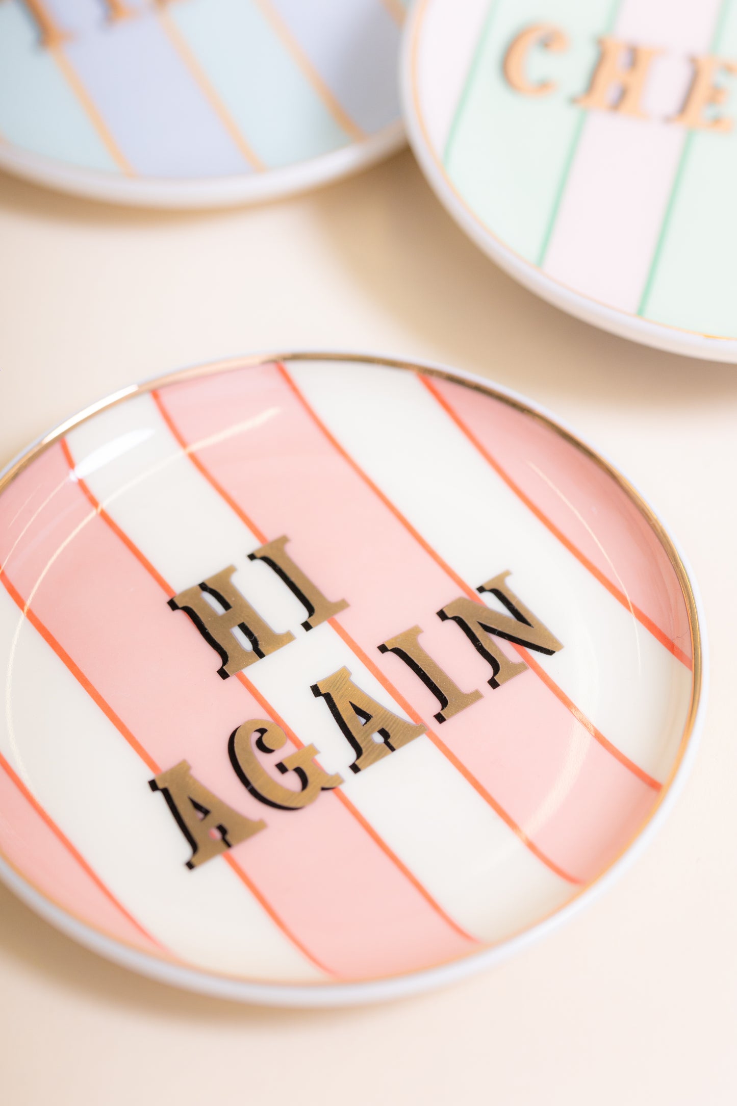 Yvonne Ellen Ceramic Coasters, Slogan ( Set Of 4 )