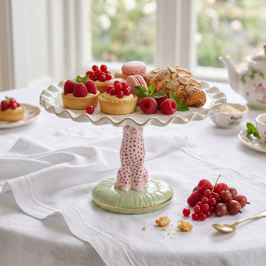 Yvonne Ellen Cheetah 3D Cake Stand