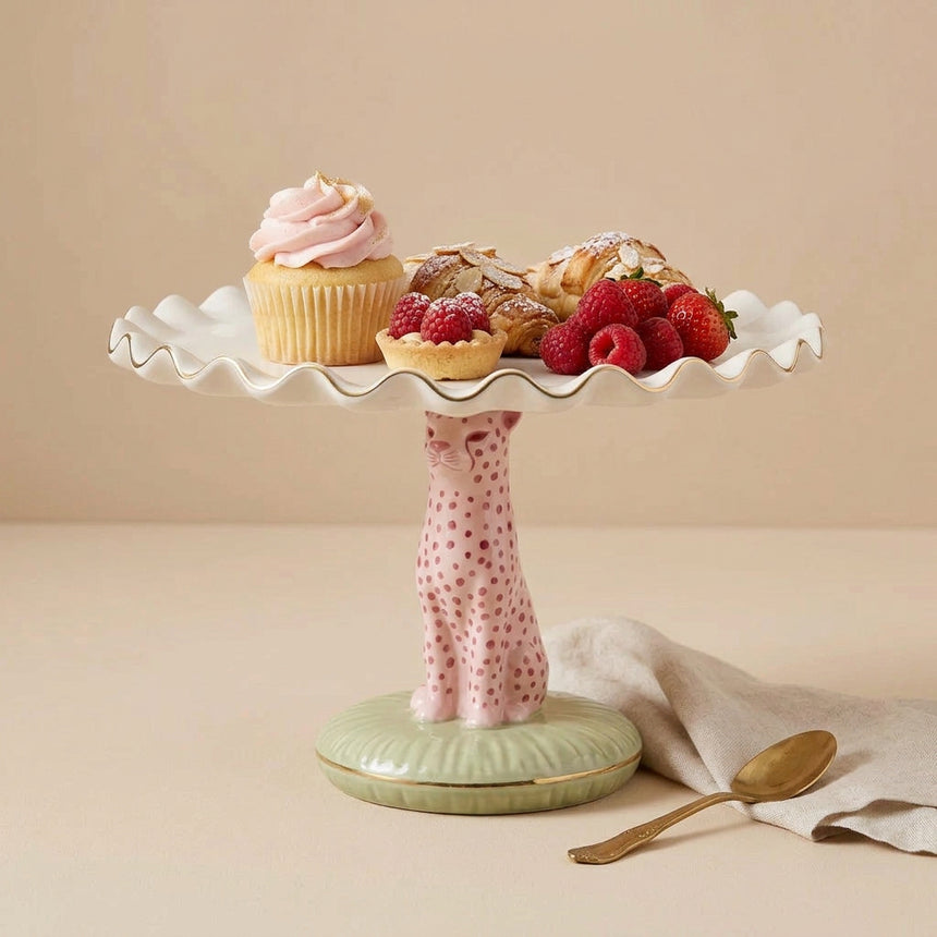 Yvonne Ellen Cheetah 3D Cake Stand