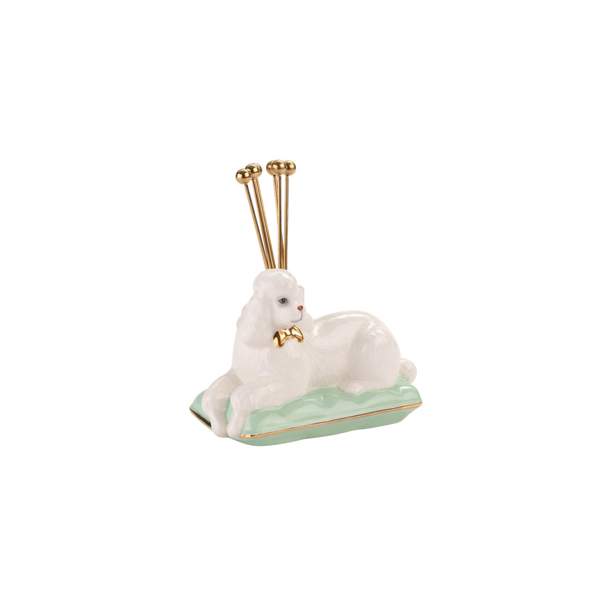 Yvonne Ellen Poodle Cocktail Pick Holder