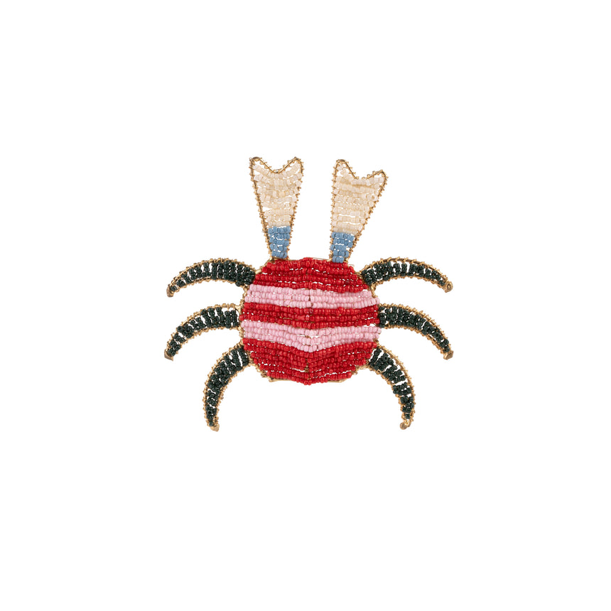 Yvonne Ellen Beaded Crab Napkin Rings