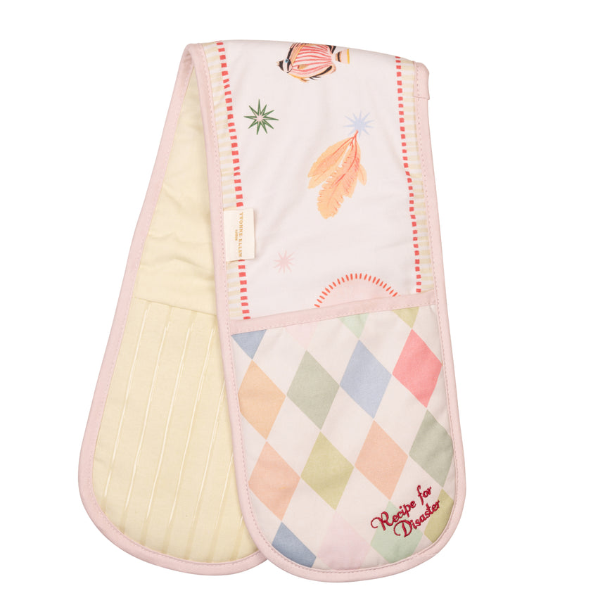 Yvonne Ellen Double Oven Gloves, Harlequin