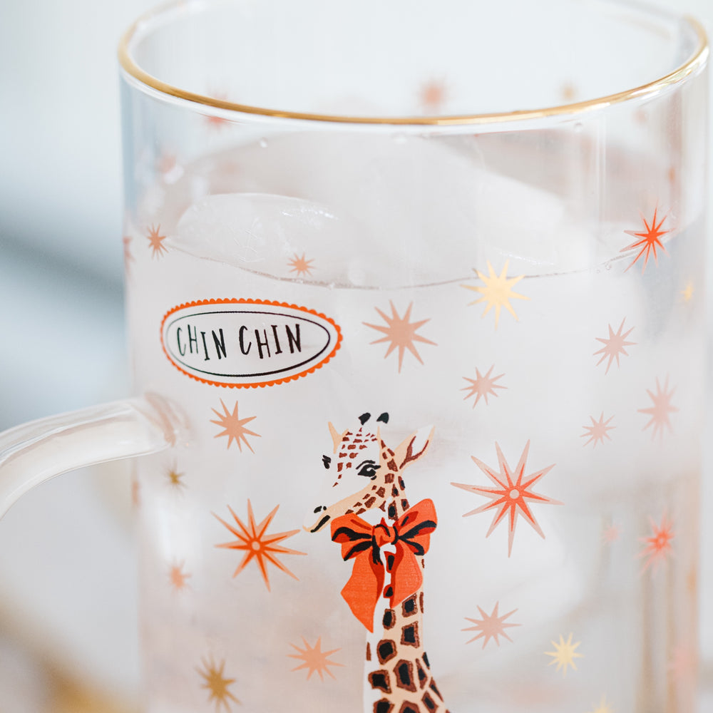 Yvonne Ellen Glass Jug, Giraffe