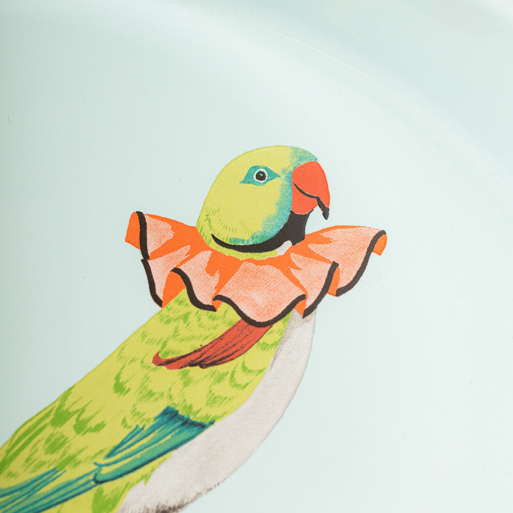 Yvonne Ellen Round Baking Dish, Parakeet (Large)