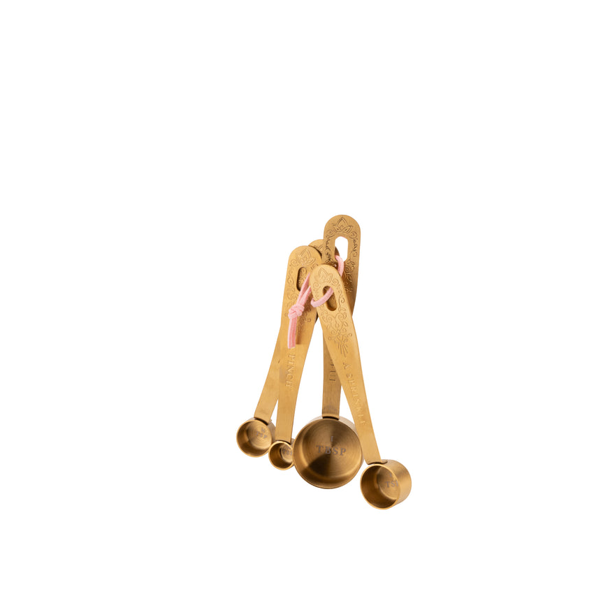 Yvonne Ellen Gold Measuring Spoons (Set Of 4)