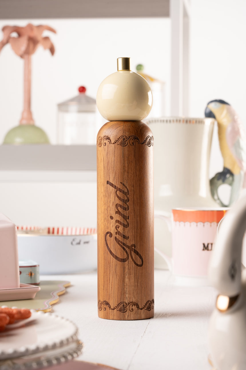 Yvonne Ellen Wood Pepper Grinder