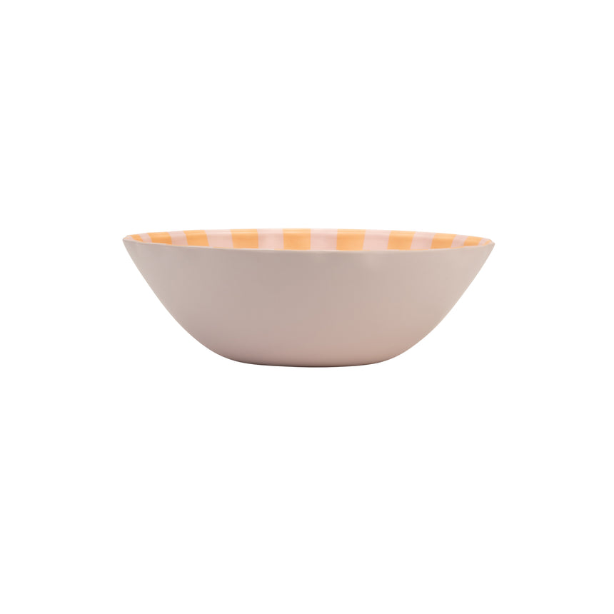 Yvonne Ellen Coral Melamine Serving Bowl